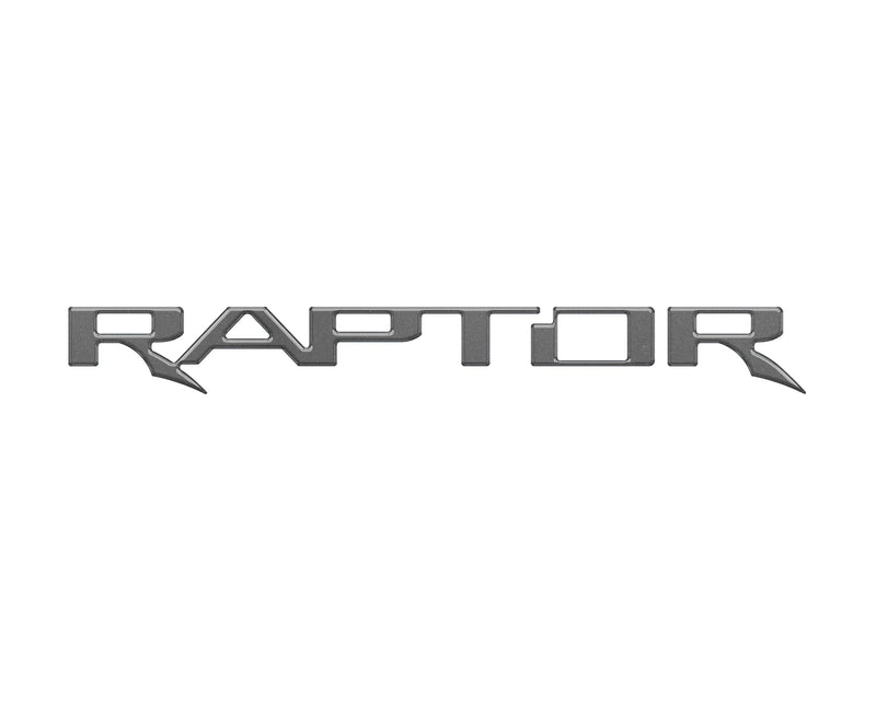 Domed Raptor Tailgate Emblem Inserts - 2017-2025 Ford F-150 Raptor