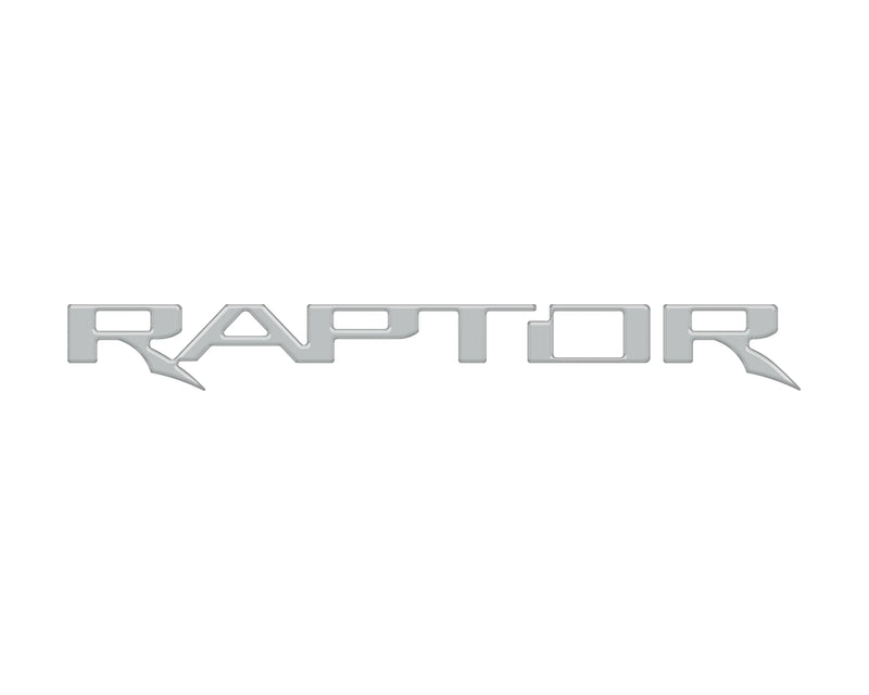 Domed Raptor Tailgate Emblem Inserts - 2017-2025 Ford F-150 Raptor