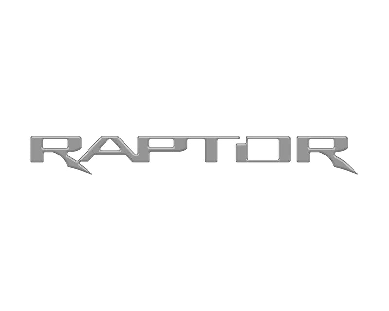 Domed Raptor Tailgate Emblem Inserts - 2017-2025 Ford F-150 Raptor