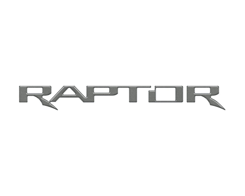 Domed Raptor Tailgate Emblem Inserts - 2017-2025 Ford F-150 Raptor