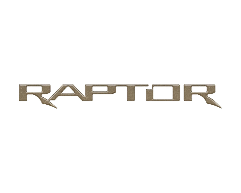 Domed Raptor Tailgate Emblem Inserts - 2017-2025 Ford F-150 Raptor