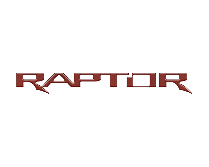 Domed Raptor Tailgate Emblem Inserts - 2017-2025 Ford F-150 Raptor