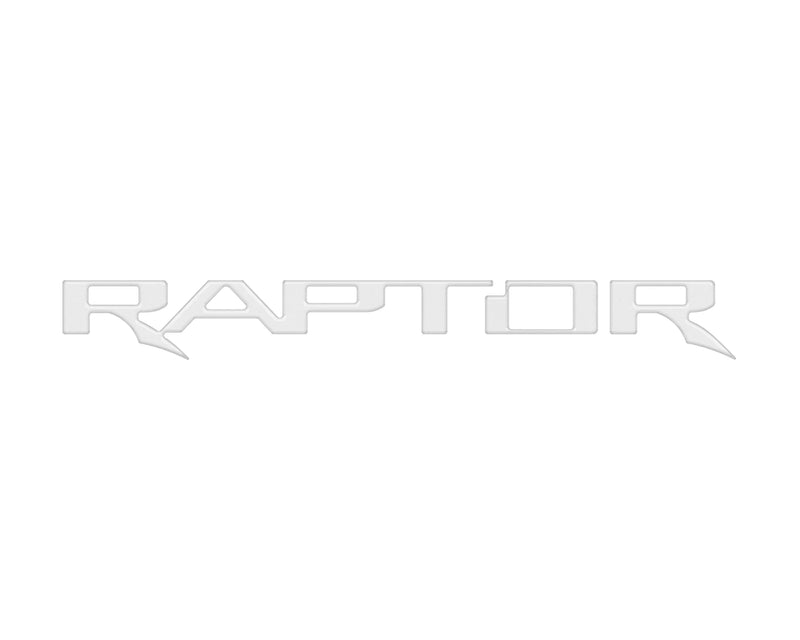 Domed Raptor Tailgate Emblem Inserts - 2017-2025 Ford F-150 Raptor