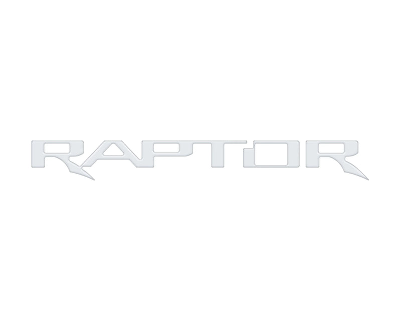 Domed Raptor Tailgate Emblem Inserts - 2017-2025 Ford F-150 Raptor