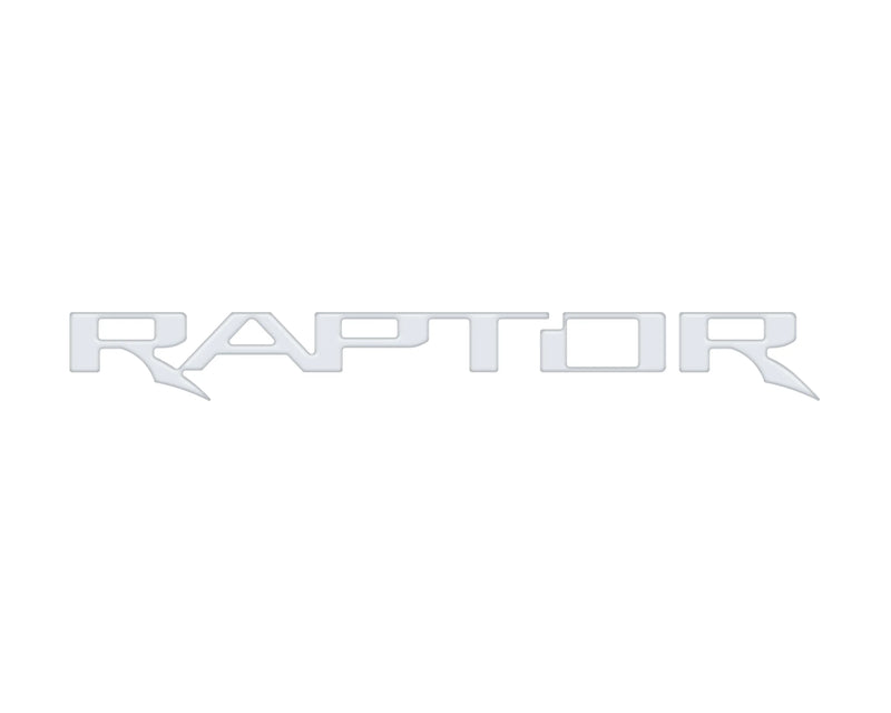 Domed Raptor Tailgate Emblem Inserts - 2017-2025 Ford F-150 Raptor