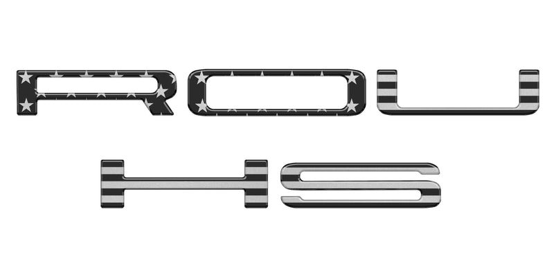 Special Domed Grille Letter Inserts - 2015-2022 F-150