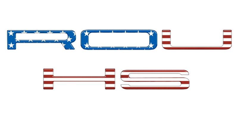 Special Domed Grille Letter Inserts - 2015-2022 F-150