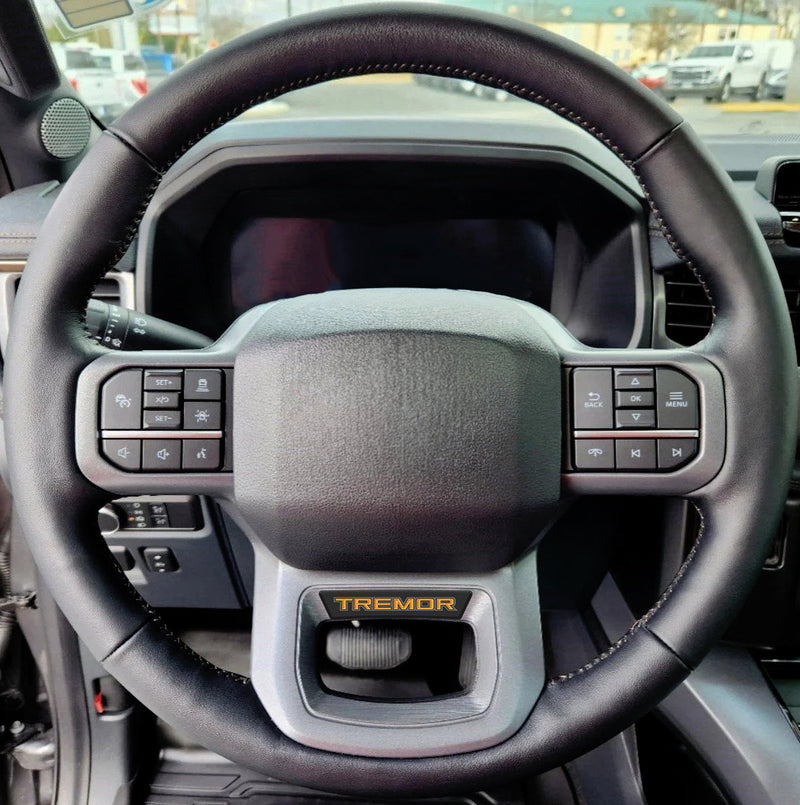 Domed Steering Wheel Accent Trim - 2021-2026 F-150