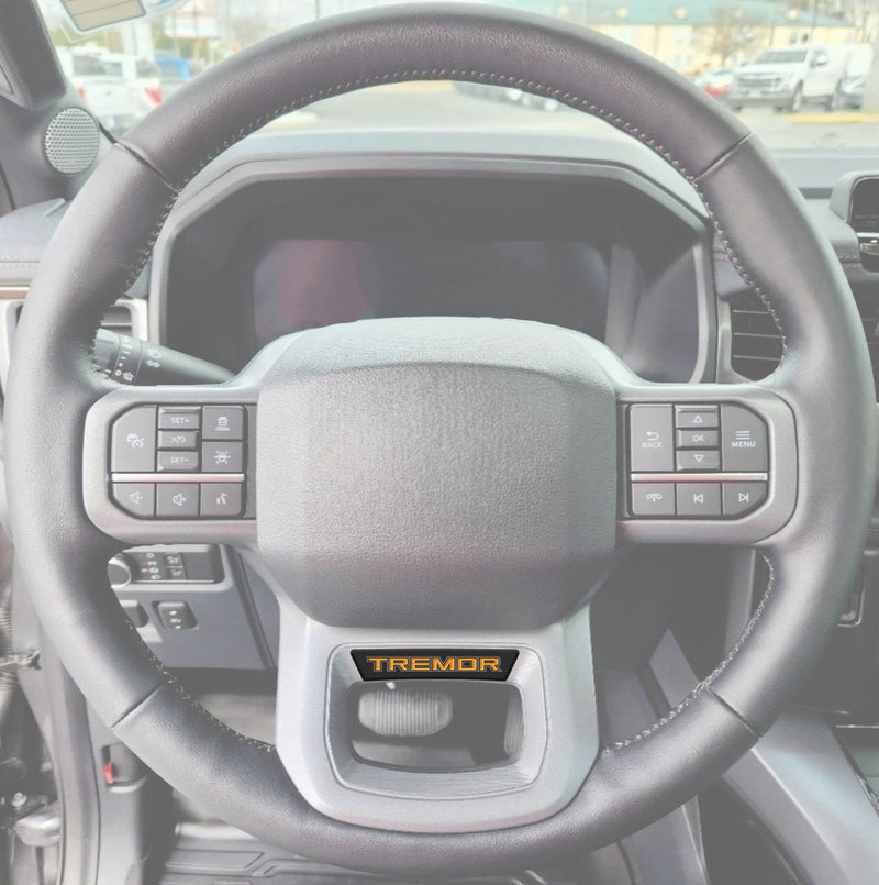 Domed Steering Wheel Accent Trim - 2021-2026 F-150