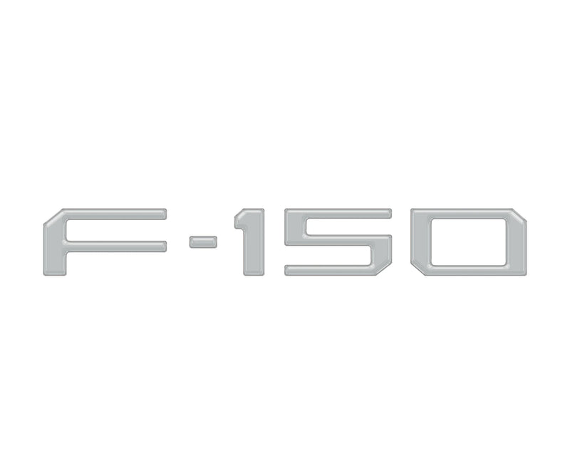 Domed Tailgate Applique Emblem Accent Trim - 2021-2024 F-150 Raptor / King Ranch / Platinum / Limited