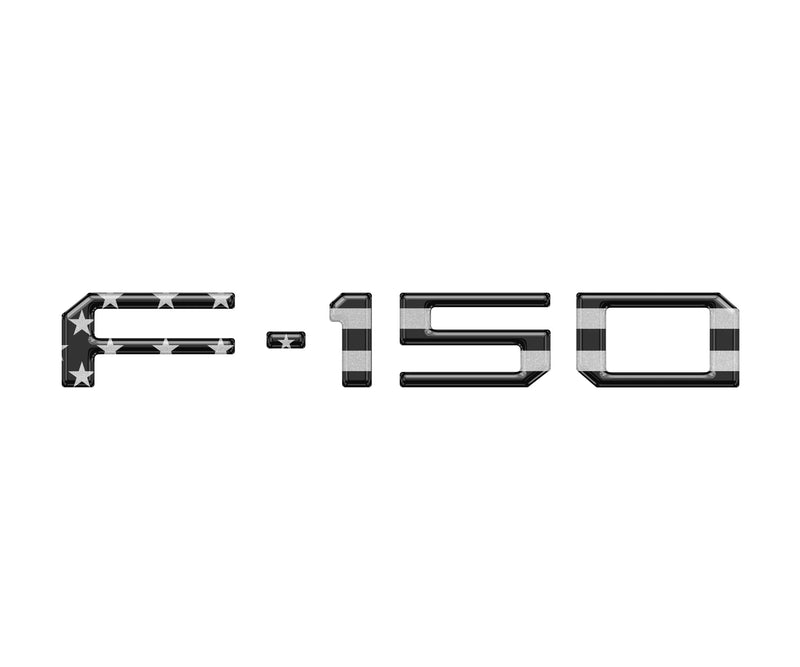 Domed Tailgate Applique Emblem Accent Trim - 2021-2024 F-150 Raptor / King Ranch / Platinum / Limited