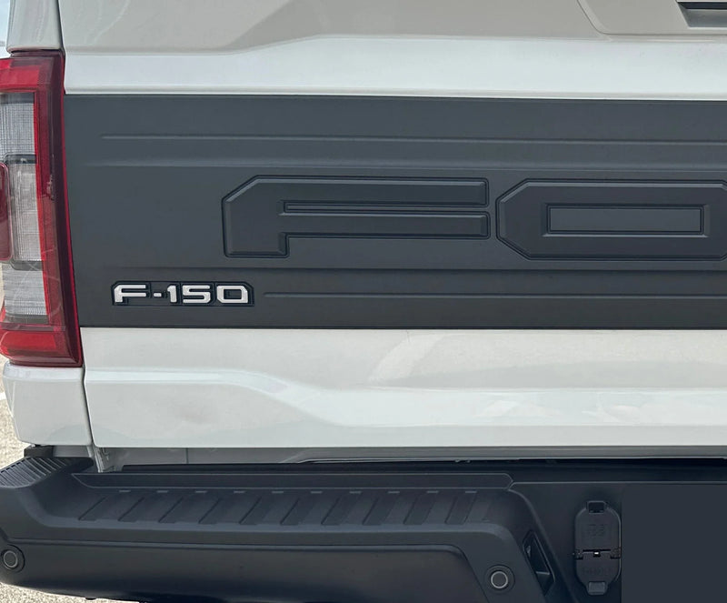 Domed Tailgate Applique Emblem Accent Trim - 2021-2024 F-150 Raptor / King Ranch / Platinum / Limited
