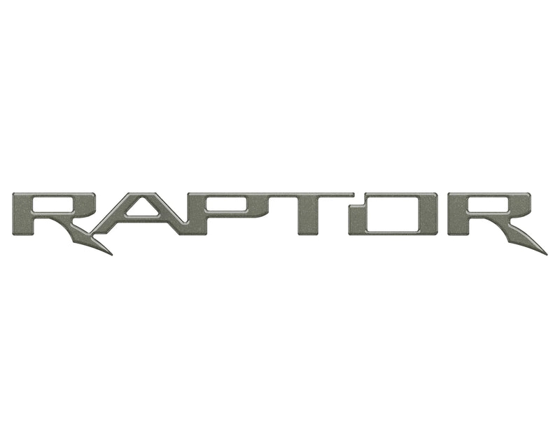 Domed Raptor Tailgate Emblem Inserts - 2017-2025 Ford F-150 Raptor