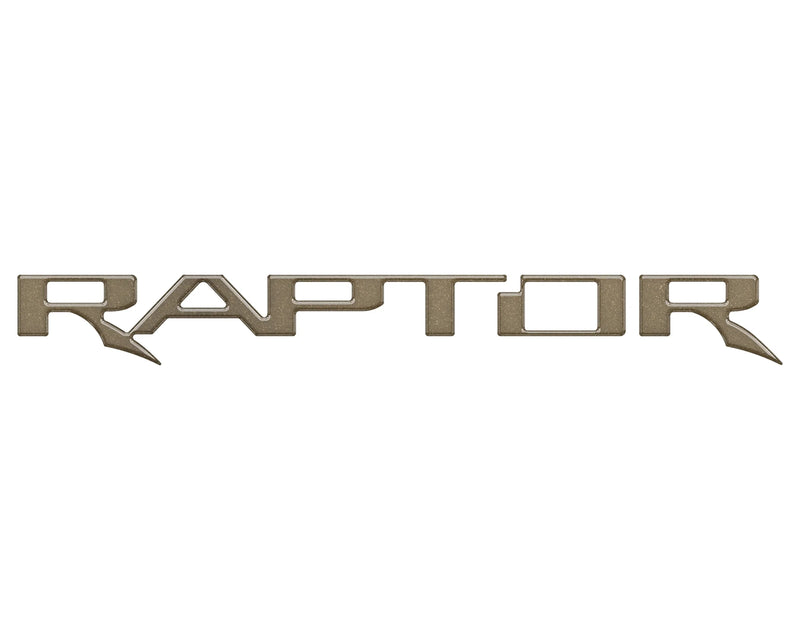 Domed Raptor Tailgate Emblem Inserts - 2017-2025 Ford F-150 Raptor
