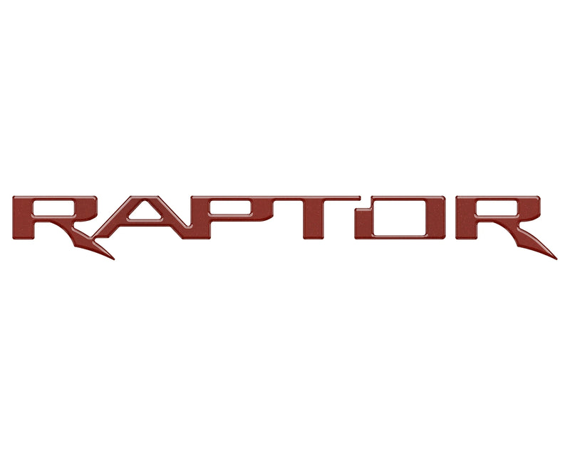 Domed Raptor Tailgate Emblem Inserts - 2017-2025 Ford F-150 Raptor