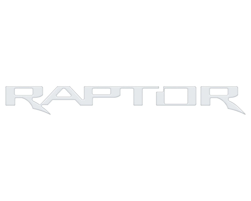 Domed Raptor Tailgate Emblem Inserts - 2017-2025 Ford F-150 Raptor