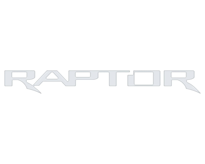 Domed Raptor Tailgate Emblem Inserts - 2017-2025 Ford F-150 Raptor