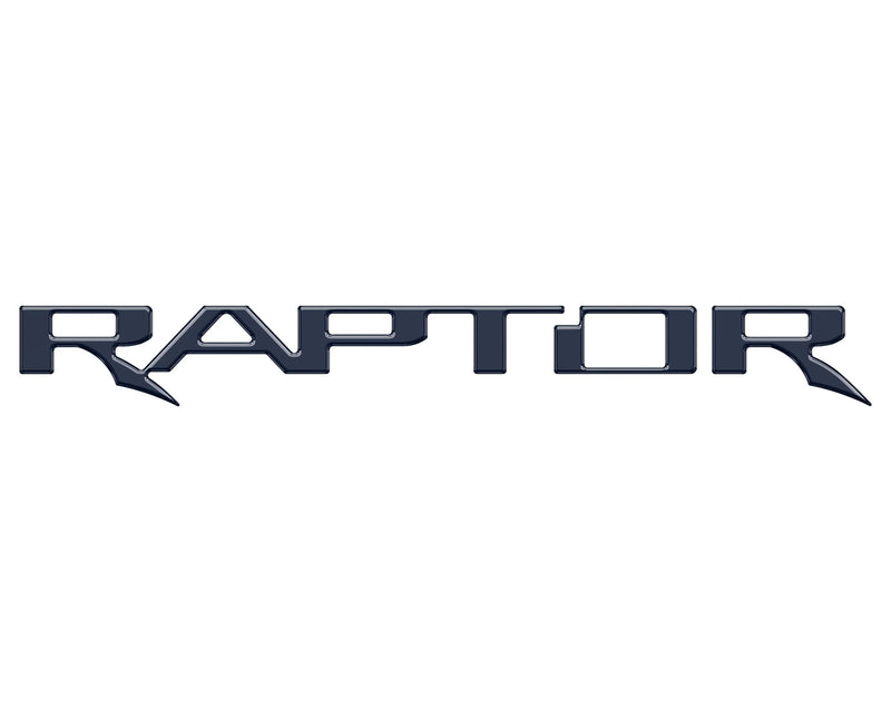 Domed Raptor Tailgate Emblem Inserts - 2017-2025 Ford F-150 Raptor