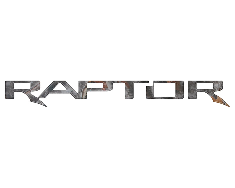 Domed Raptor Tailgate Emblem Inserts - 2017-2025 Ford F-150 Raptor