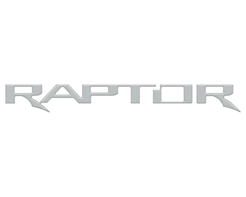 Domed Raptor Tailgate Emblem Inserts - 2017-2025 Ford F-150 Raptor