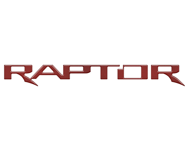 Domed Raptor Tailgate Emblem Inserts - 2017-2025 Ford F-150 Raptor
