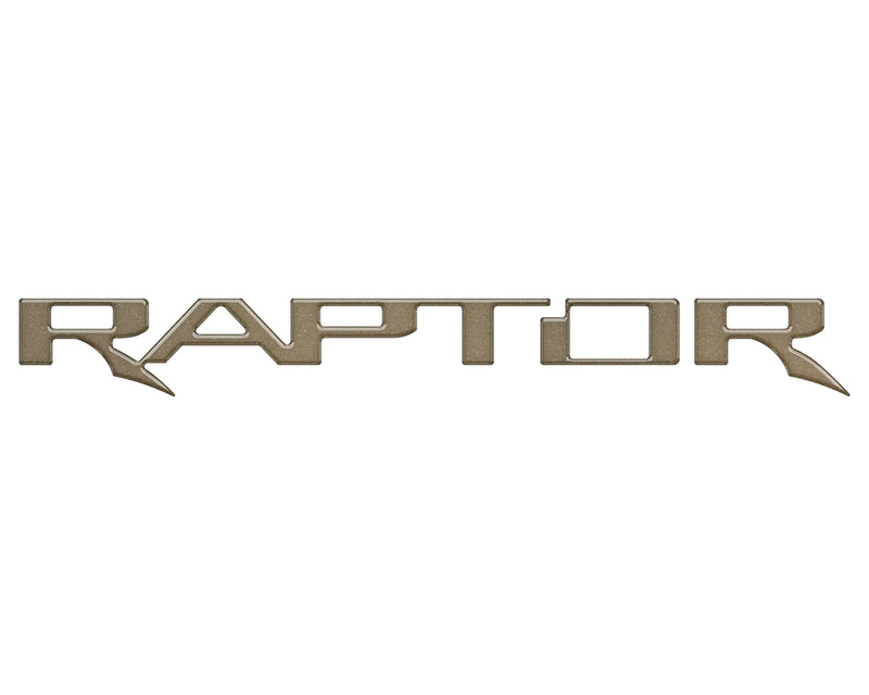 Domed Raptor Tailgate Emblem Inserts - 2017-2025 Ford F-150 Raptor