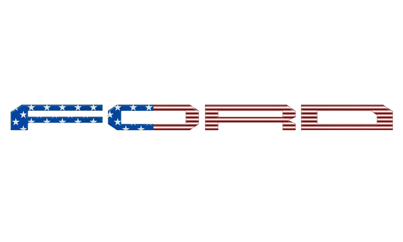 Domed Raptor Tailgate Letter Overlays - 2021-2025 Ford F-150 Raptor