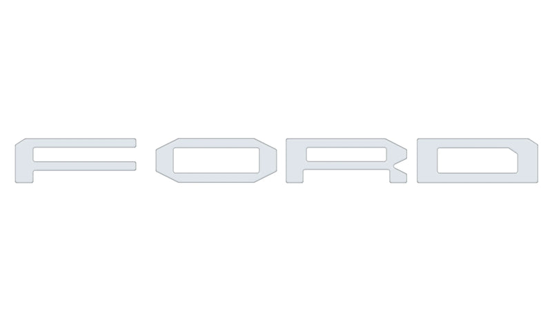 Domed Raptor Front Grille Letters - 2021-2025 F-150 Raptor