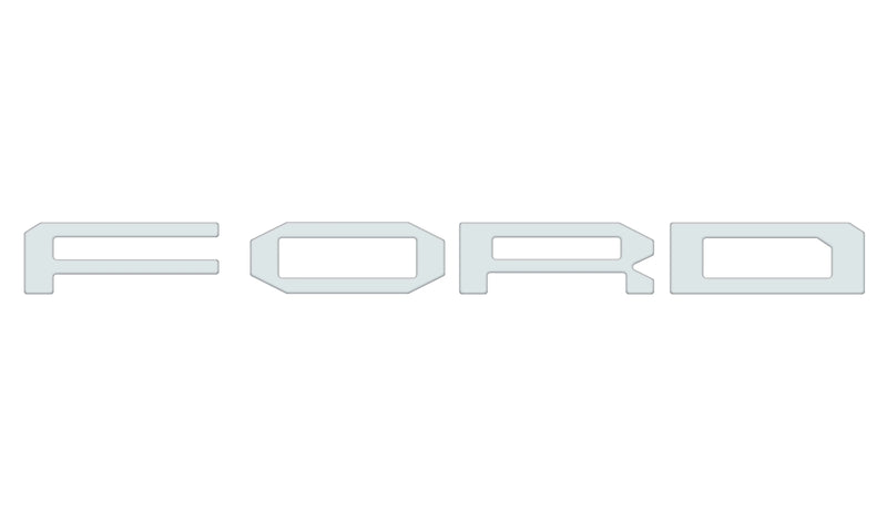 Domed Raptor Front Grille Letters - 2021-2025 F-150 Raptor