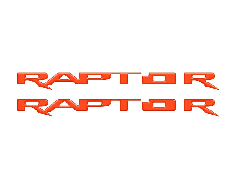 RAPTOR Running Board Emblem Overlays - 2017-2024 F-150 Raptor