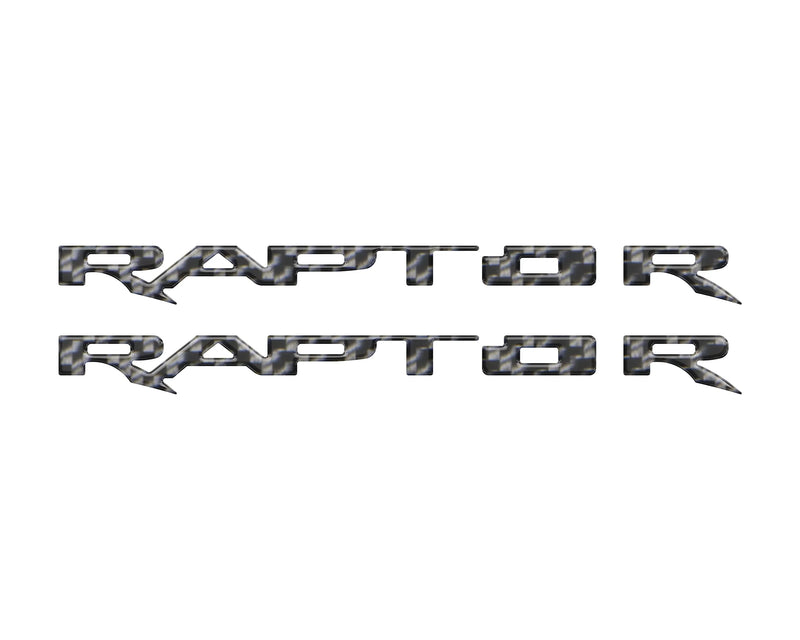 RAPTOR Running Board Emblem Overlays - 2017-2024 F-150 Raptor