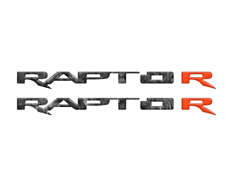 RAPTOR Running Board Emblem Overlays - 2017-2024 F-150 Raptor