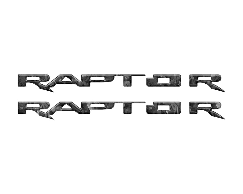 RAPTOR Running Board Emblem Overlays - 2017-2024 F-150 Raptor