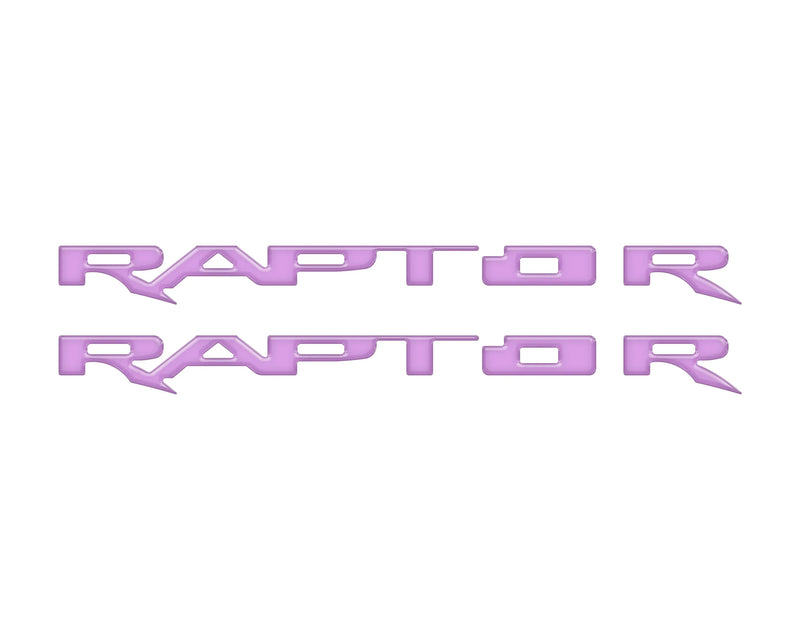 RAPTOR Running Board Emblem Overlays - 2017-2024 F-150 Raptor