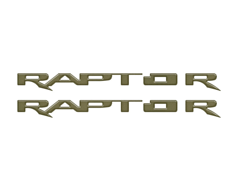RAPTOR Running Board Emblem Overlays - 2017-2024 F-150 Raptor