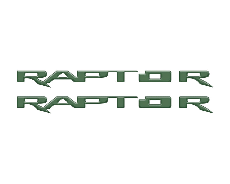 RAPTOR Running Board Emblem Overlays - 2017-2024 F-150 Raptor