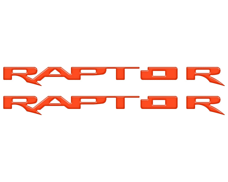 RAPTOR Running Board Emblem Overlays - 2017-2024 F-150 Raptor