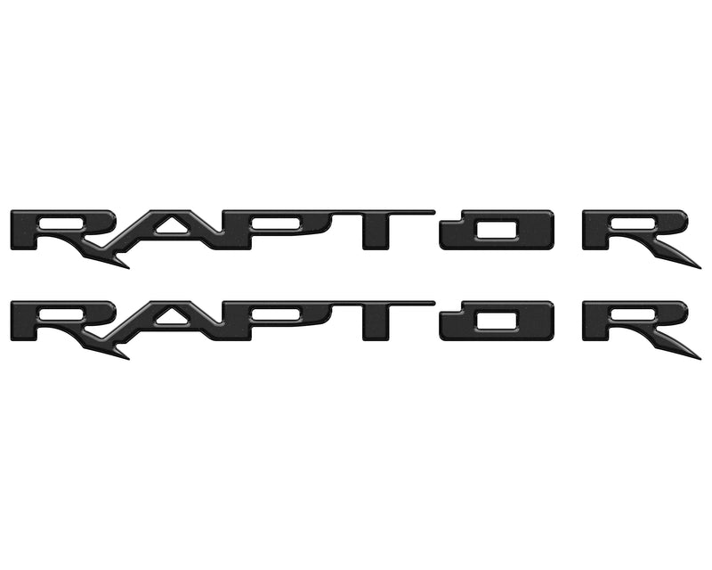 RAPTOR Running Board Emblem Overlays - 2017-2024 F-150 Raptor