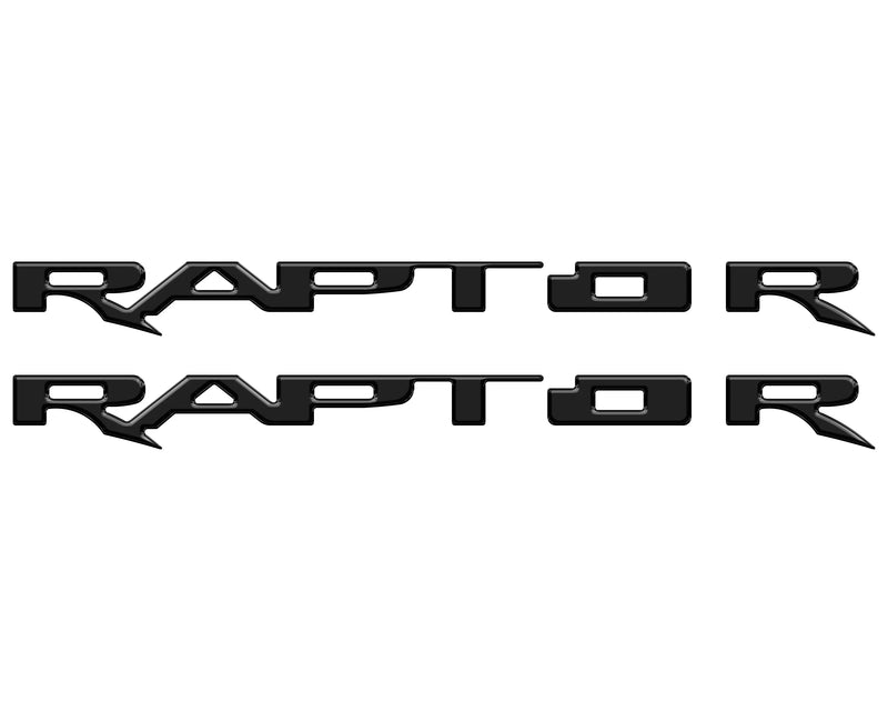 RAPTOR Running Board Emblem Overlays - 2017-2024 F-150 Raptor