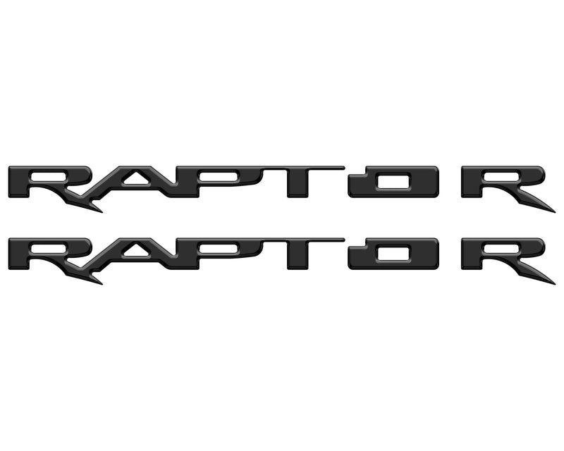 RAPTOR Running Board Emblem Overlays - 2017-2024 F-150 Raptor