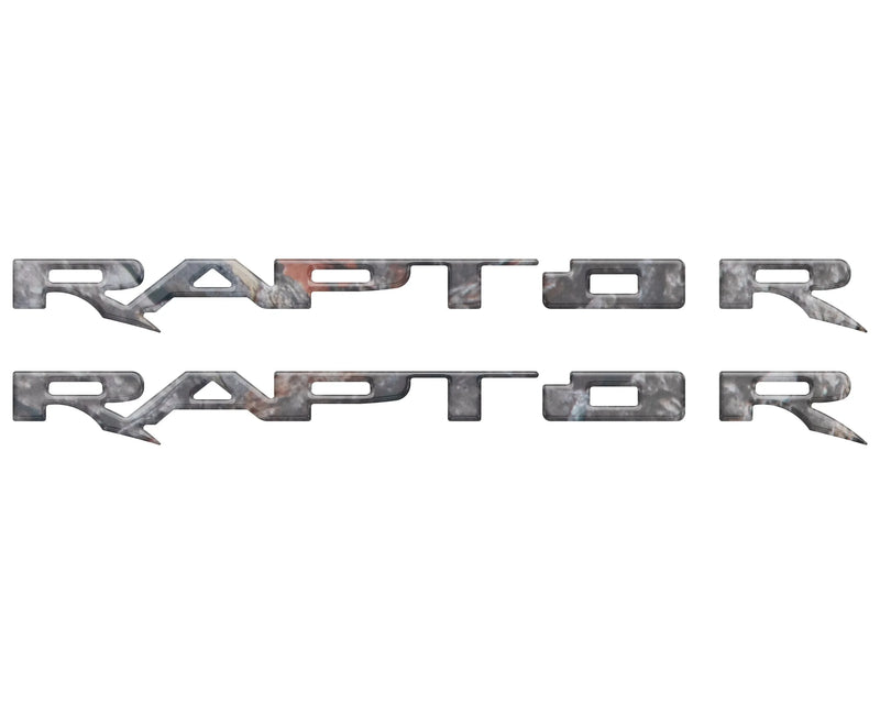 RAPTOR Running Board Emblem Overlays - 2017-2024 F-150 Raptor