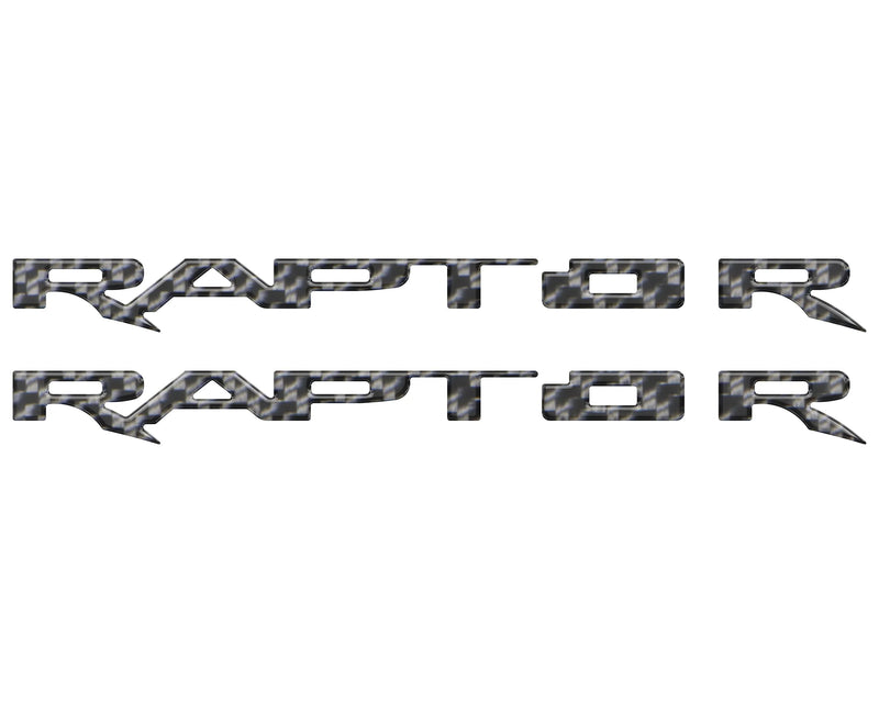 RAPTOR Running Board Emblem Overlays - 2017-2024 F-150 Raptor