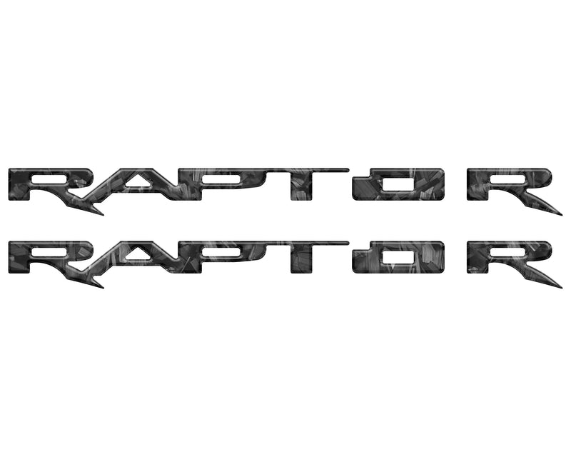 RAPTOR Running Board Emblem Overlays - 2017-2024 F-150 Raptor