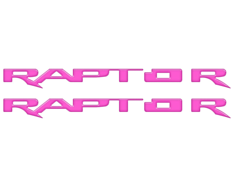 RAPTOR Running Board Emblem Overlays - 2017-2024 F-150 Raptor