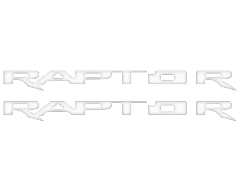 RAPTOR Running Board Emblem Overlays - 2017-2024 F-150 Raptor