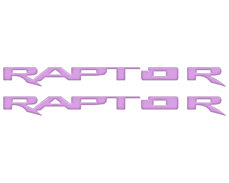 RAPTOR Running Board Emblem Overlays - 2017-2024 F-150 Raptor