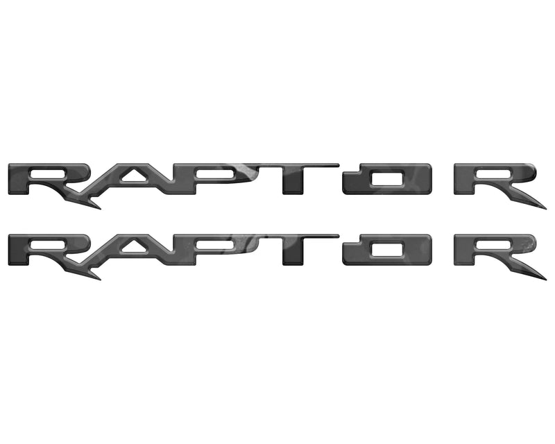 RAPTOR Running Board Emblem Overlays - 2017-2024 F-150 Raptor