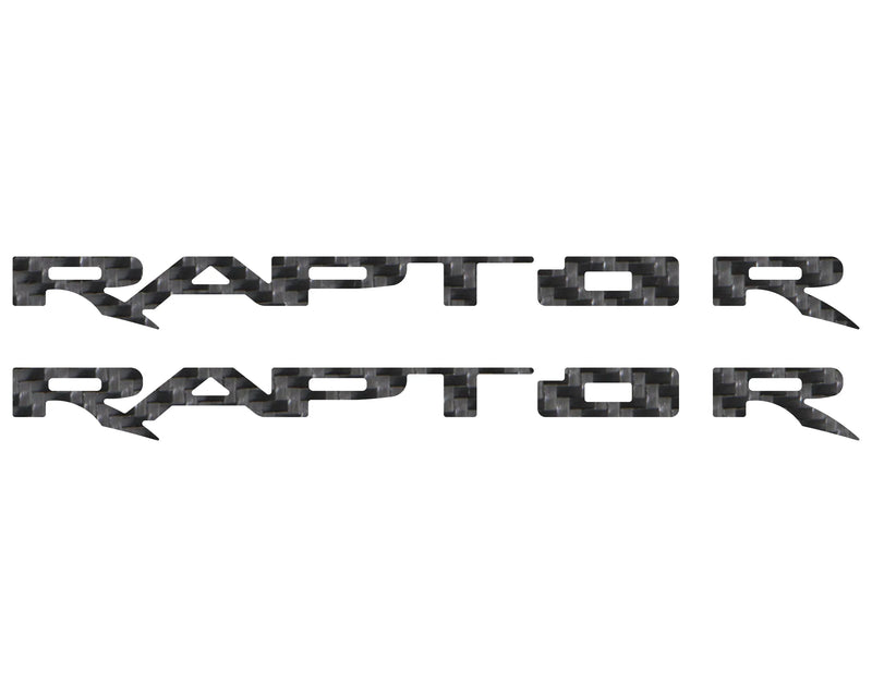 RAPTOR Running Board Emblem Overlays - 2017-2024 F-150 Raptor