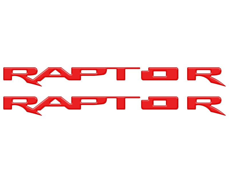 RAPTOR Running Board Emblem Overlays - 2017-2024 F-150 Raptor