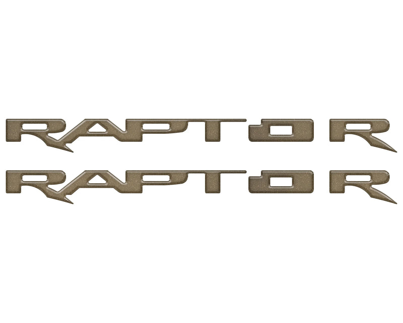 RAPTOR Running Board Emblem Overlays - 2017-2024 F-150 Raptor